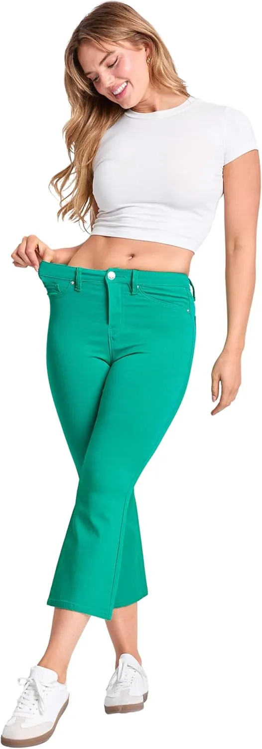YMI Women's Hyperstretch Cropped Straight Leg